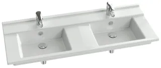 Раковина Jacob Delafon Struktura EXF112-00 двойная 120 см белый